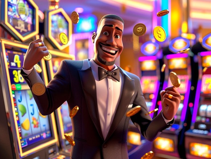 Filipino player browsing swerte777 jackpot categories on smartphone